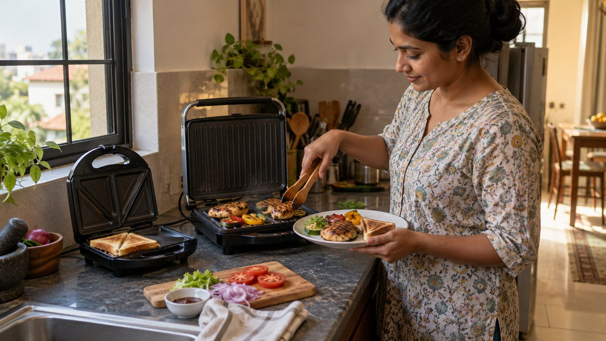 Sandwich maker vs grill maker, Sri Lankan home kitchen scene