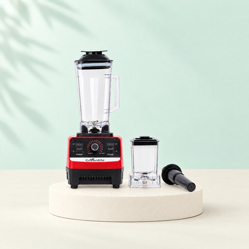 Greenlife 300W juicer blender with jars and tamper