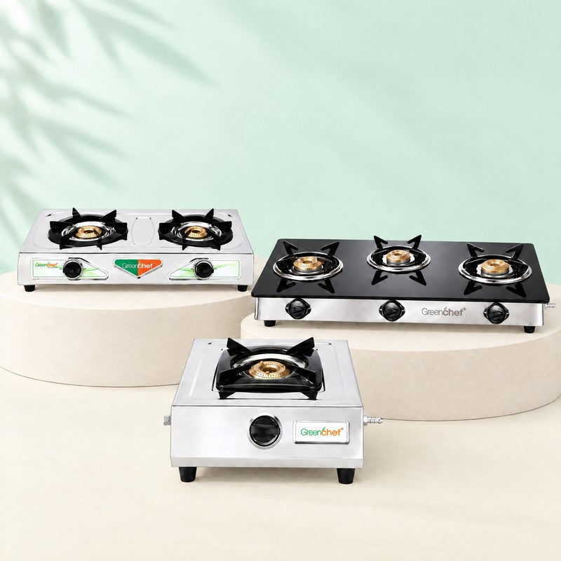 GreenChef Chandini, Elite and Fiesta gas stoves