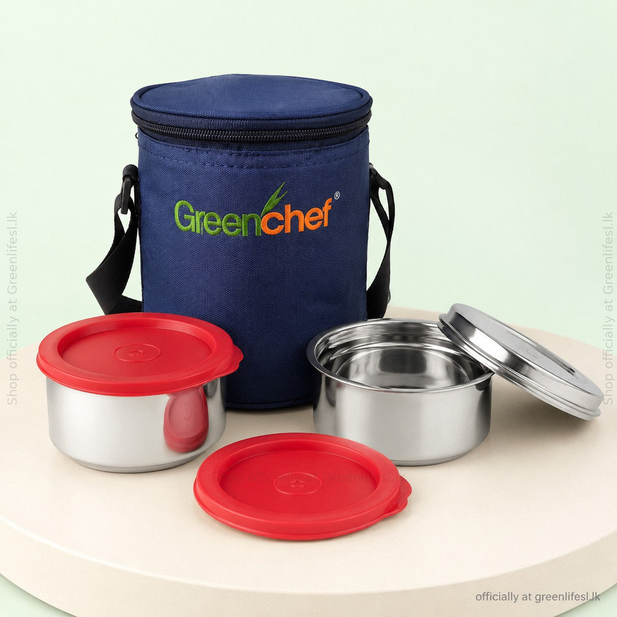 GreenChef Sizzle insulated lunch box with two 350ml containers