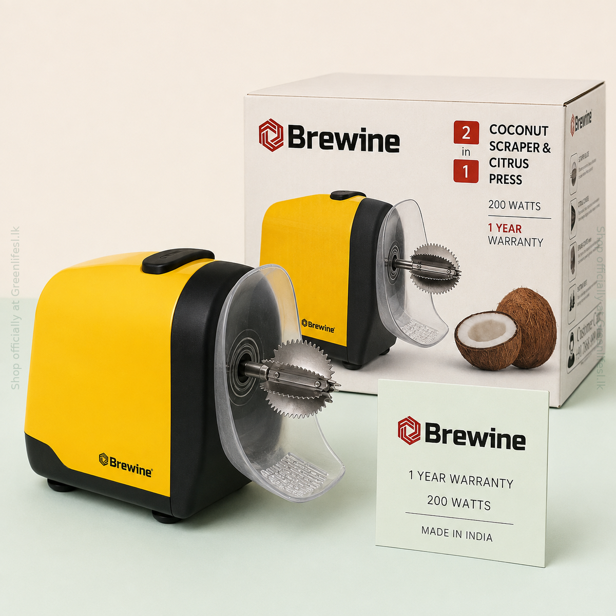2 in 1 Coconut Scraper Brewine