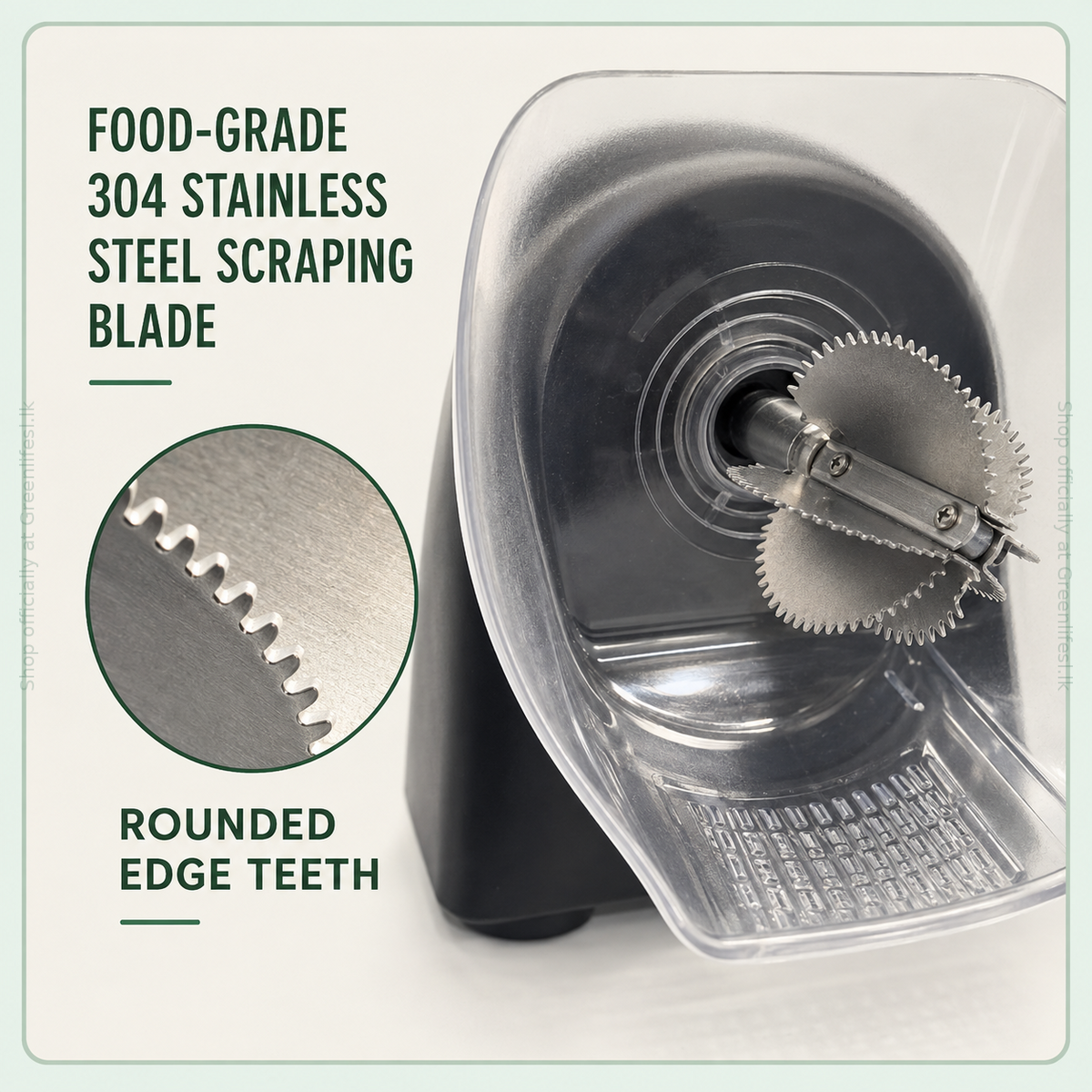 Brewine 2-in-1 Coconut Scraper & Citrus Press