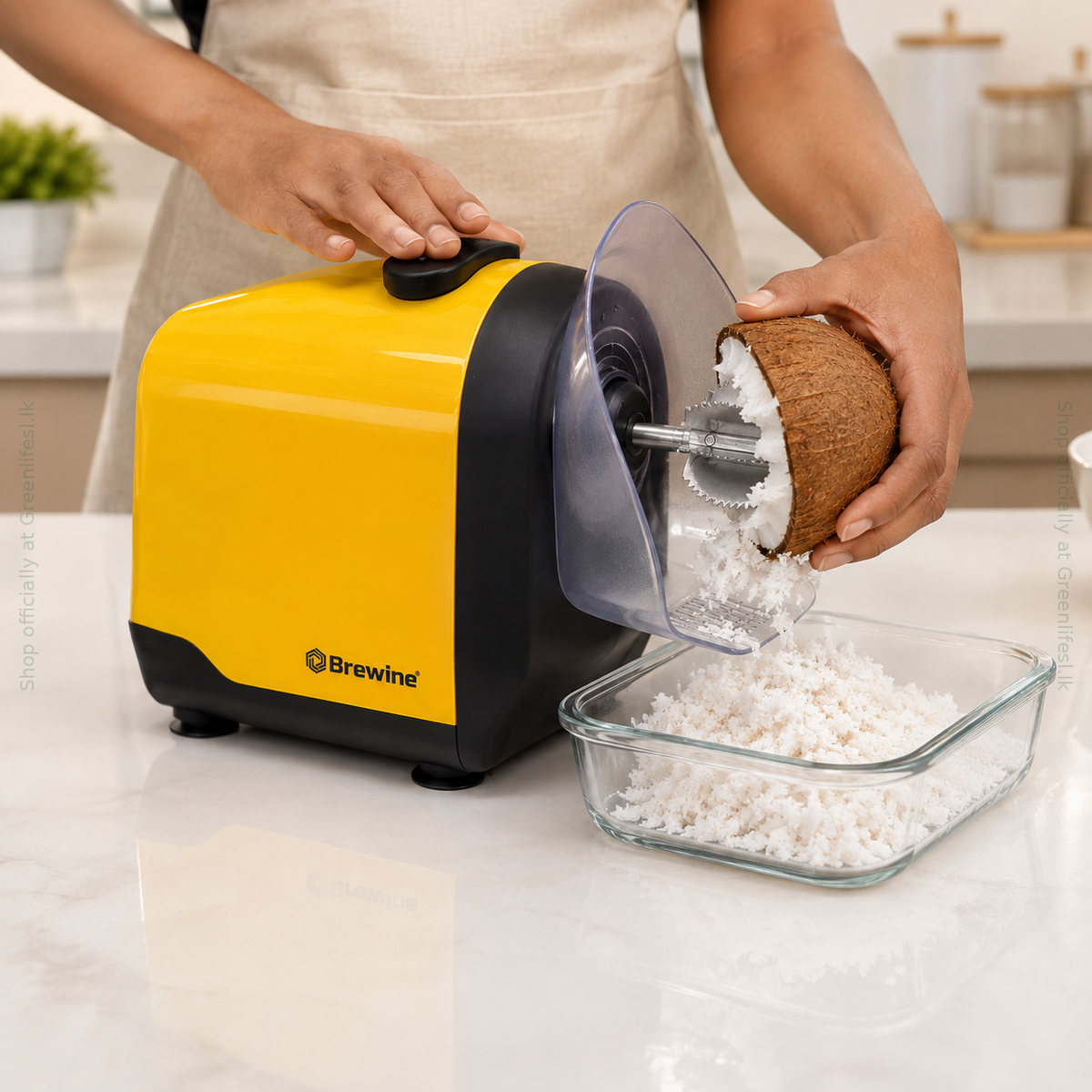 Brewine 2-in-1 Coconut Scraper & Citrus Press
