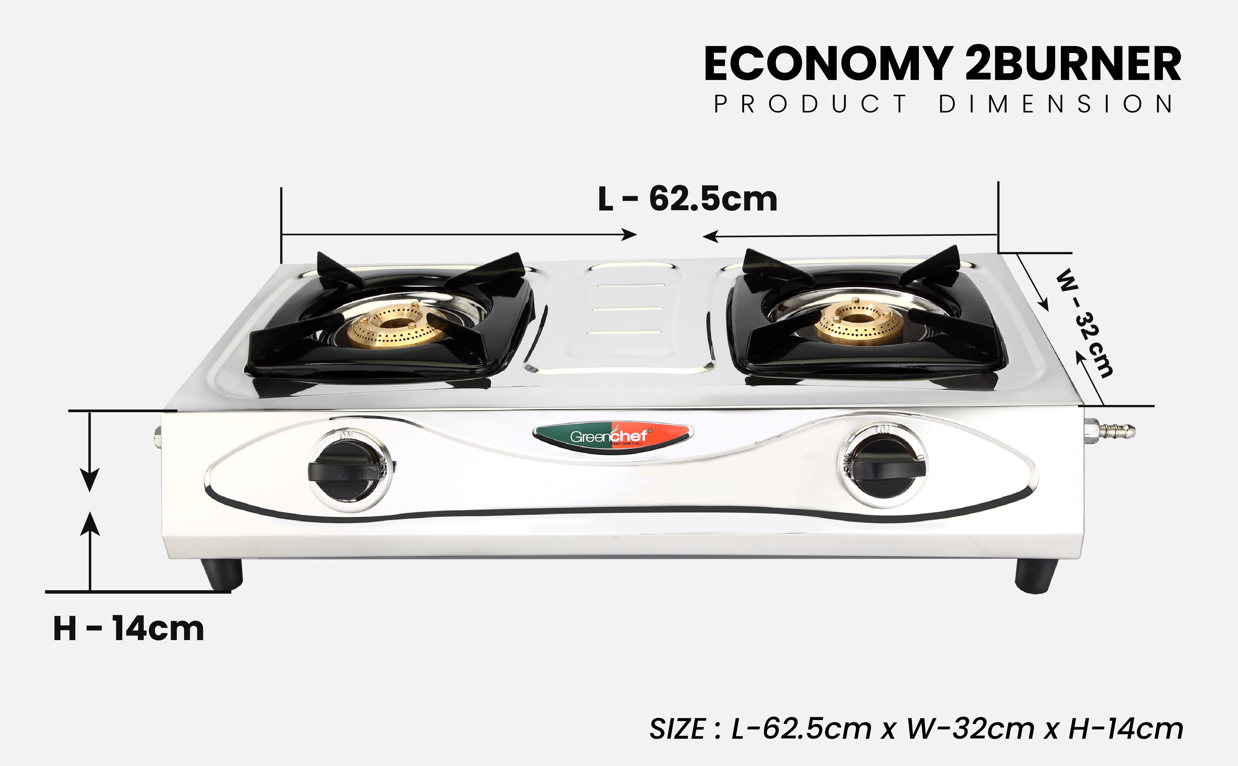 GreenChef LPG stove SB Fiesta jumbo burner Sri Lanka - single burner gas stove by authorized importer Greenlifesl.lk