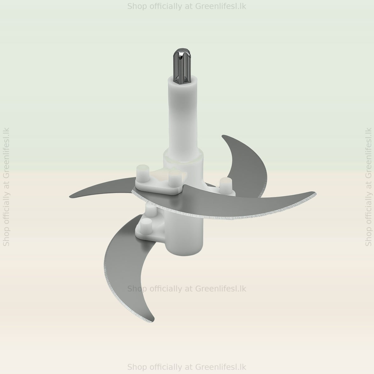 Greenlife 300W 2L electric food chopper blade assembly close-up