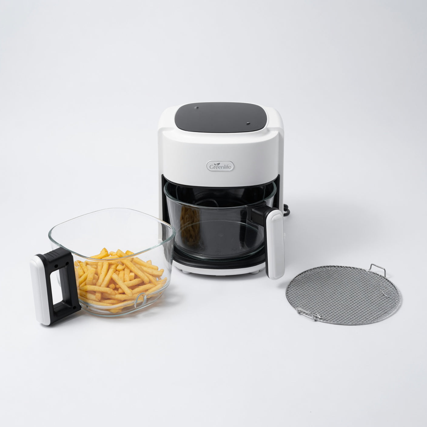 Greenlife Glass Air Fryer 4.5L Sri Lanka | 1200W 360° Visual Air Fryer