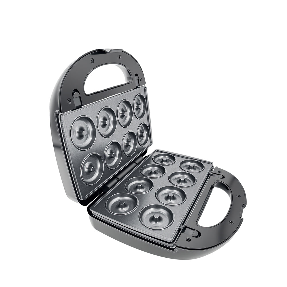 Greenlife electric donut maker machine with non-stick coating for healthy cooking.